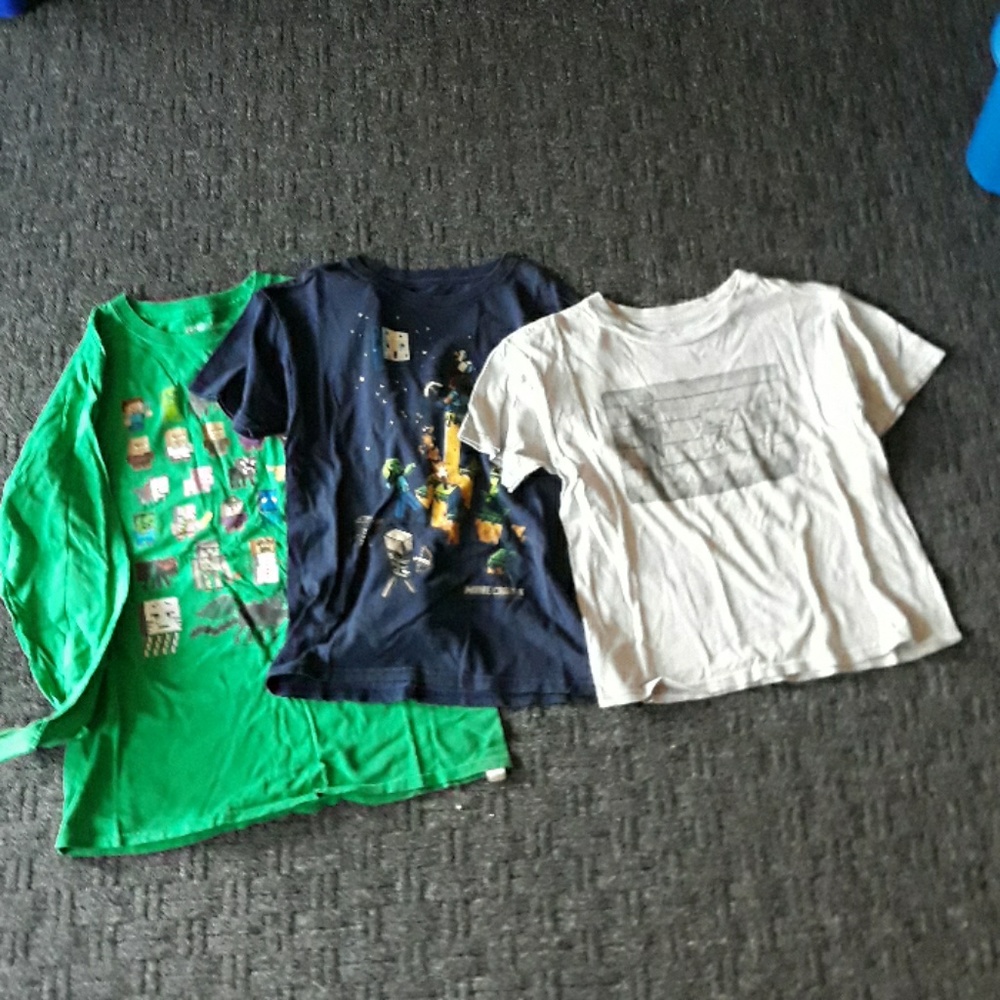 3 minecraft shirt